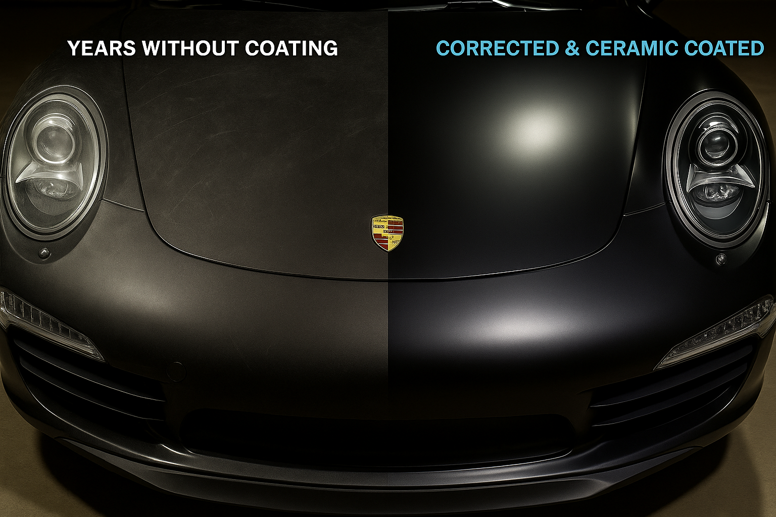 Ceramic coating gloss and paint protection result
